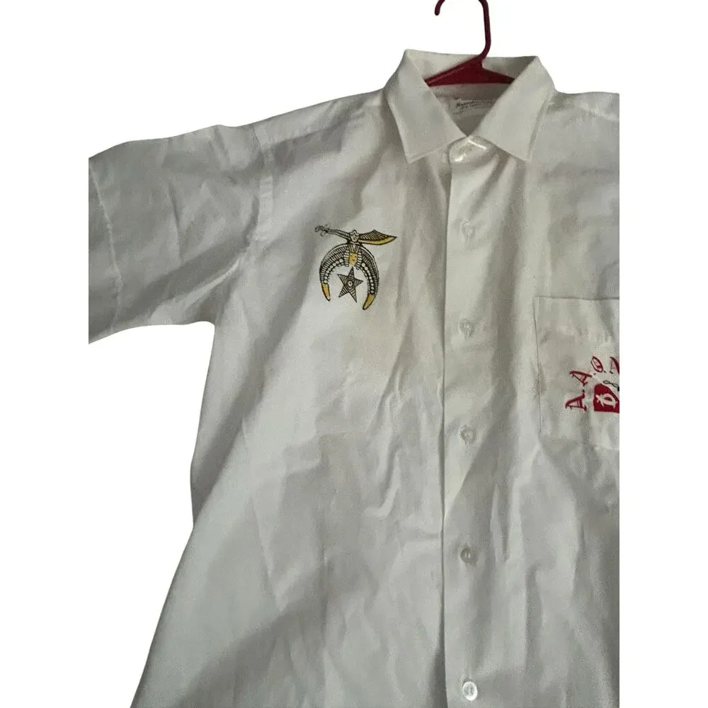 Vintage Shriners Shirt A.A.O.N.M.S. Ancient Arabic Order Nobles Mystic Shrine